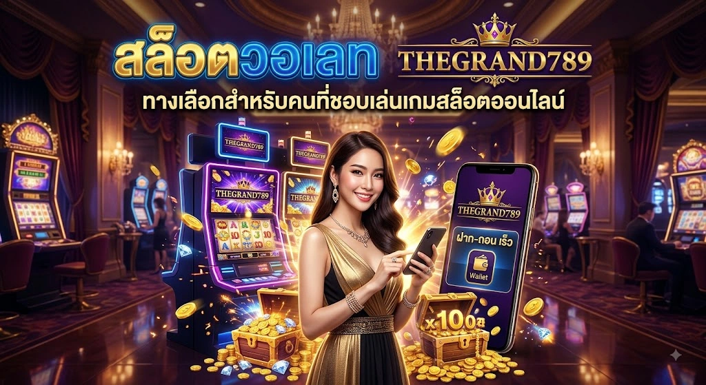 สล็อตวอเลท THEGRAND789 ทางเลือกสำหรับคนที่ชอบเล่นเกมสล็อตออนไลน์